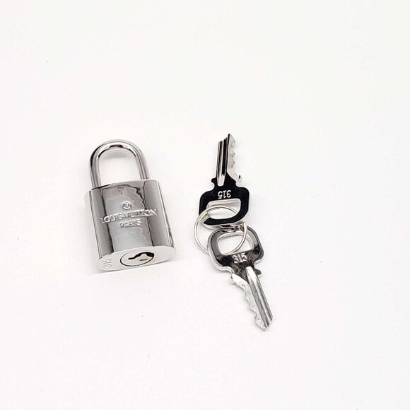 100% Authentic Louis Vuitton 1 Lock and 1 Key Silver Color - Picture 9 of 9